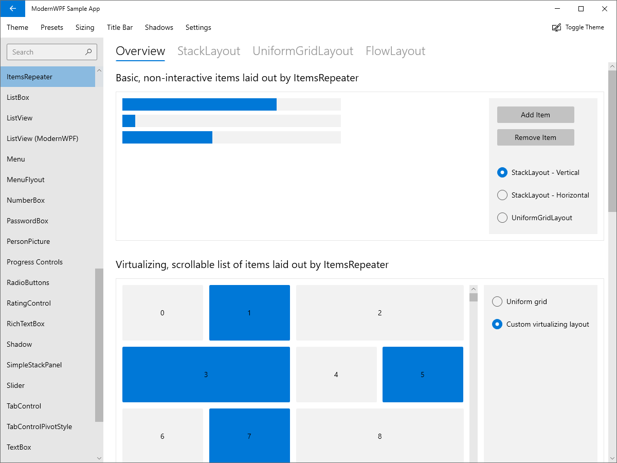 heatsRepeater ItemsRepeater