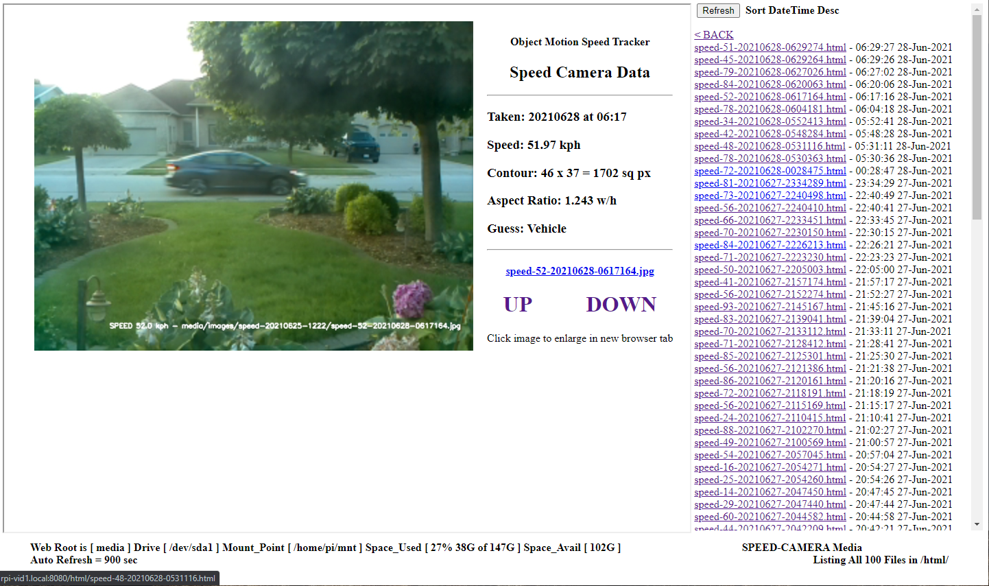 صفحة ويب مجلد HTML Camera Camera
