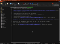 어두운 색상 테마를 가진 Bowpad