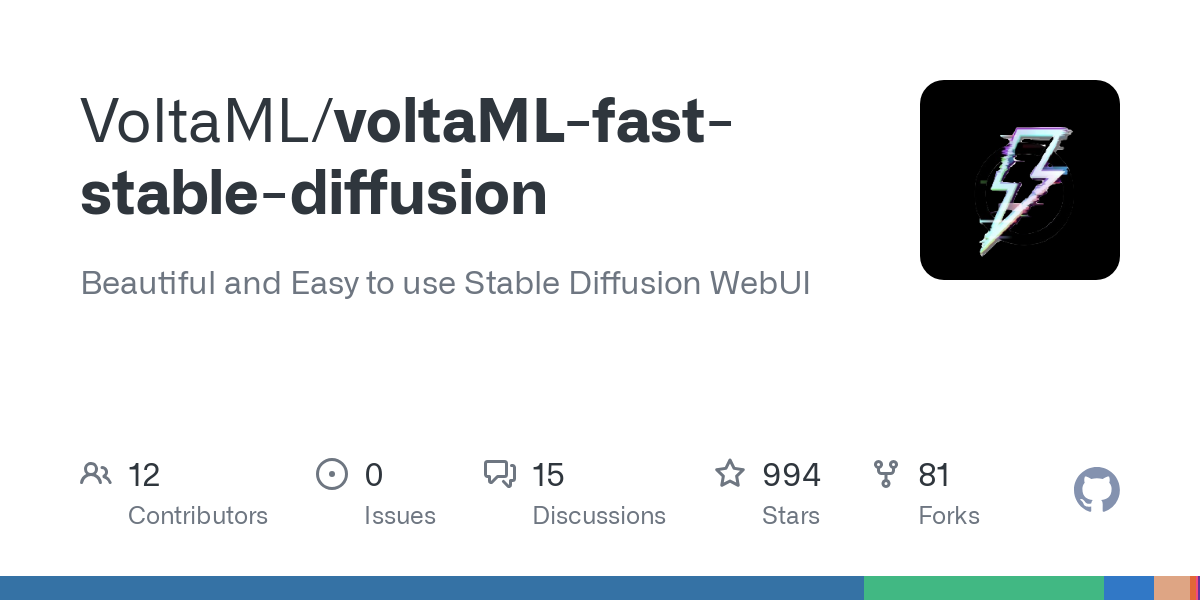 voltaML fast stable diffusion