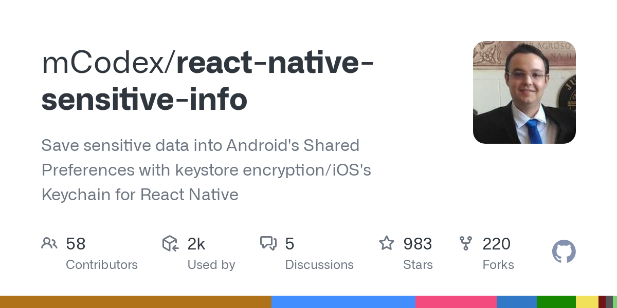 react native sensitive info