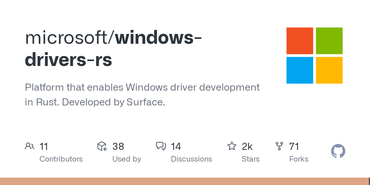 windows drivers rs