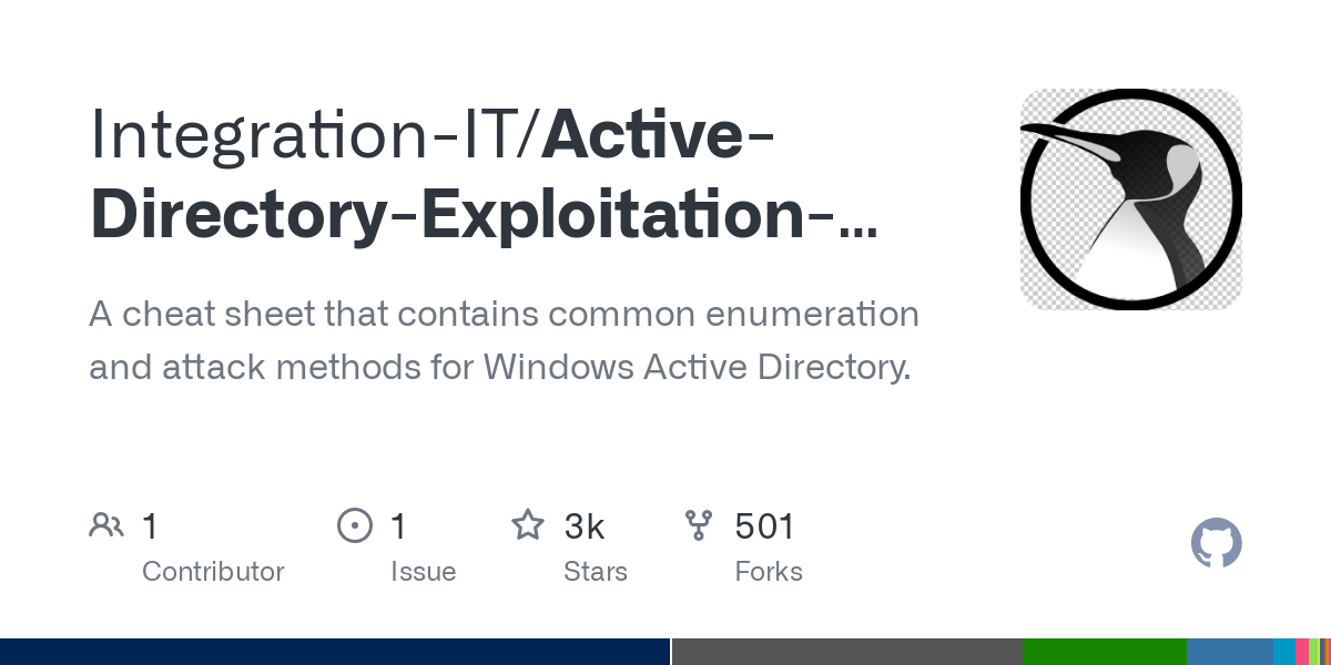 Active Directory Exploitation Cheat Sheet
