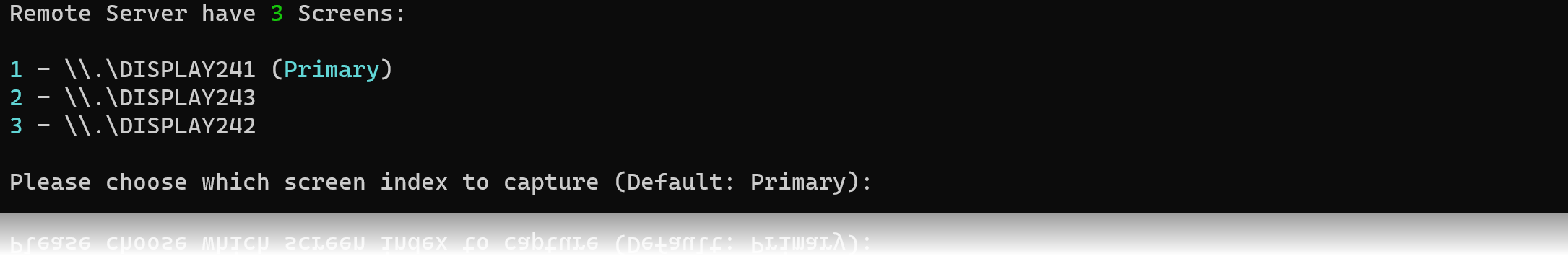Beispiel für Multi -Bildschirm