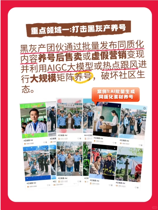 Xiaohongshuは黒と灰色の業界アカウントを取り締まり、コミュニティに対するAIの生成コンテンツの影響を厳密に制御します-AI記事