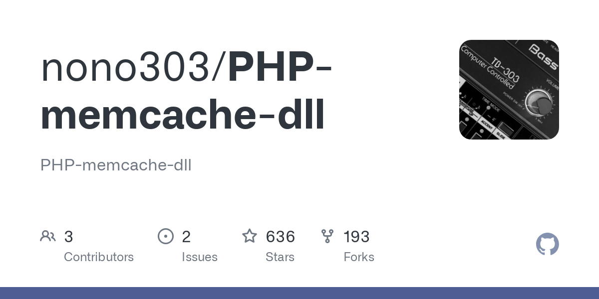 PHP memcache dll