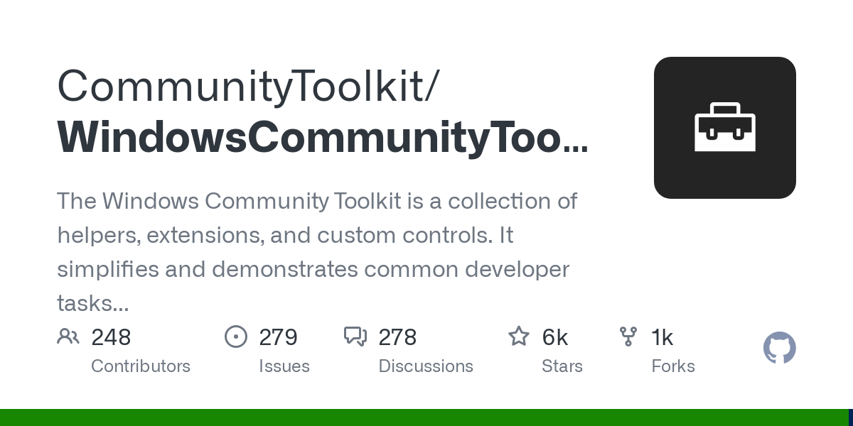 WindowsCommunityToolkit