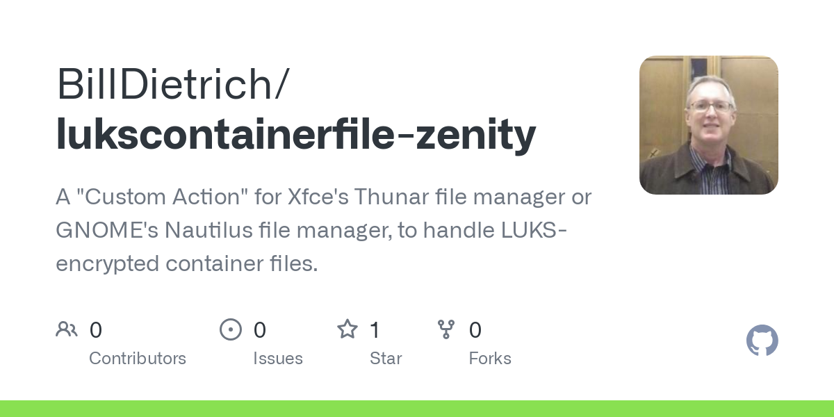 lukscontainerfile zenity