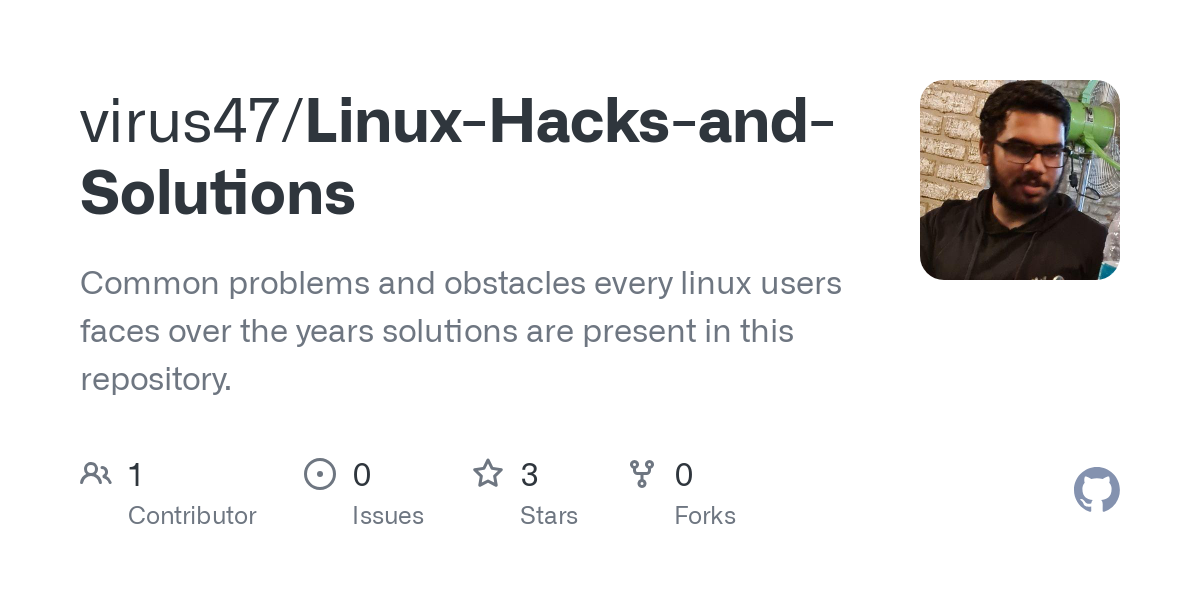 Linux Hacks and Solutions
