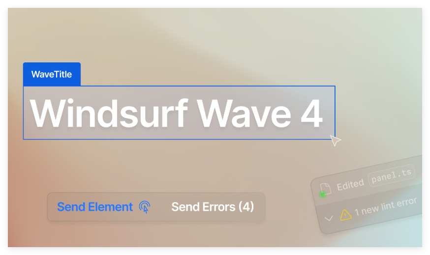 เวอร์ชั่น Windsurf Wave 4 ได้รับการปล่อยตัวพร้อมฟังก์ชั่นตัวอย่างใหม่และการสนับสนุนสำหรับการเปลี่ยนแปลงของบทความ - AI บทความ