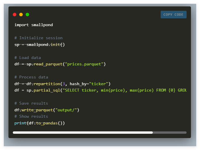 Deepseek AI เปิดตัว Smallpond: กรอบการประมวลผลข้อมูลที่มีน้ำหนักเบาตาม Duckdb และ 3Fs - บทความ AI