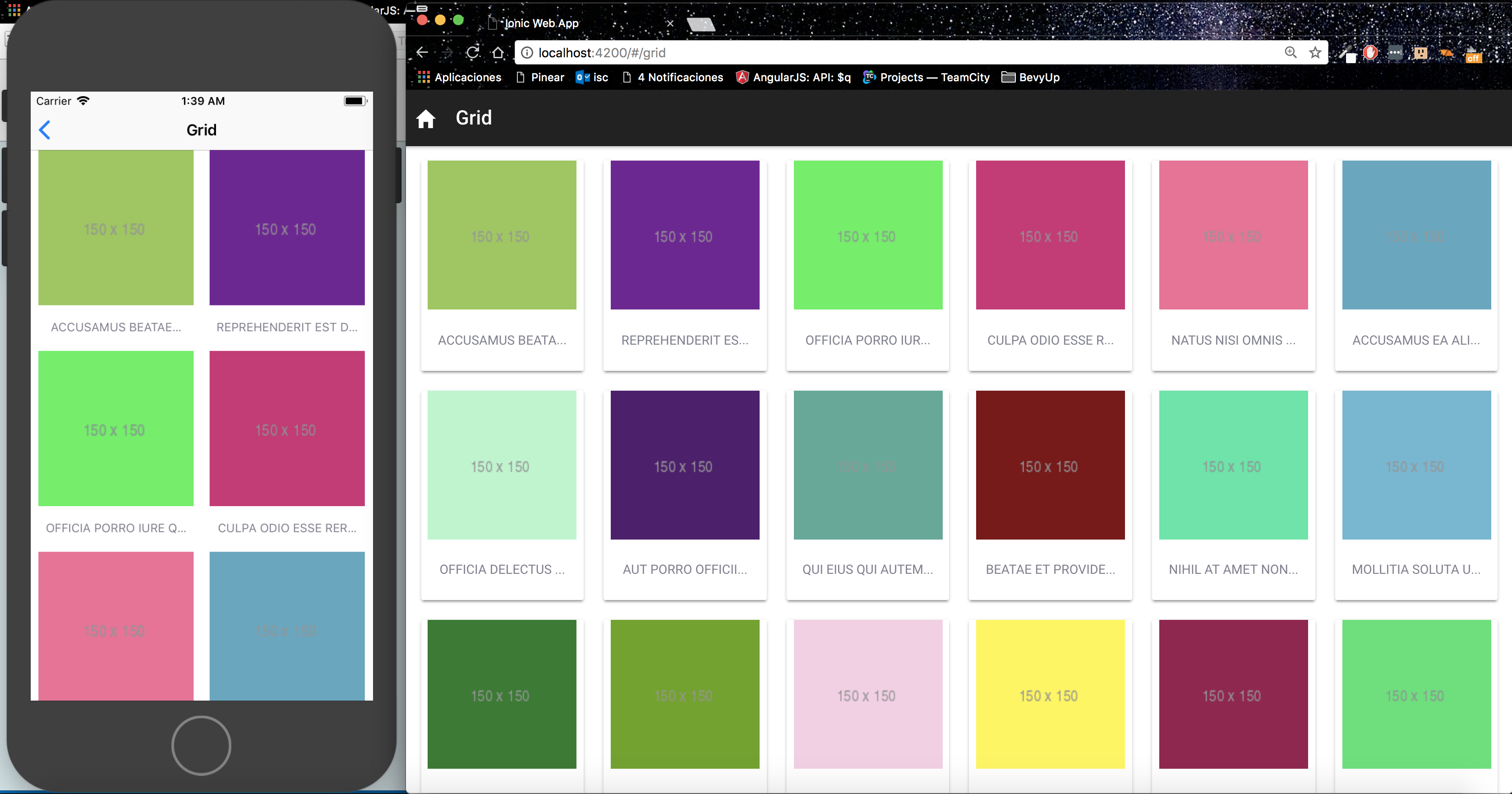 الأصلية وشبكة الويب