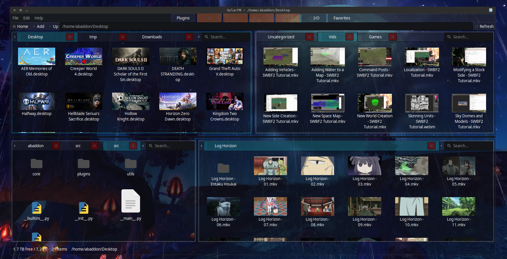 4 Solarfm Quad -Scheibenbereich.