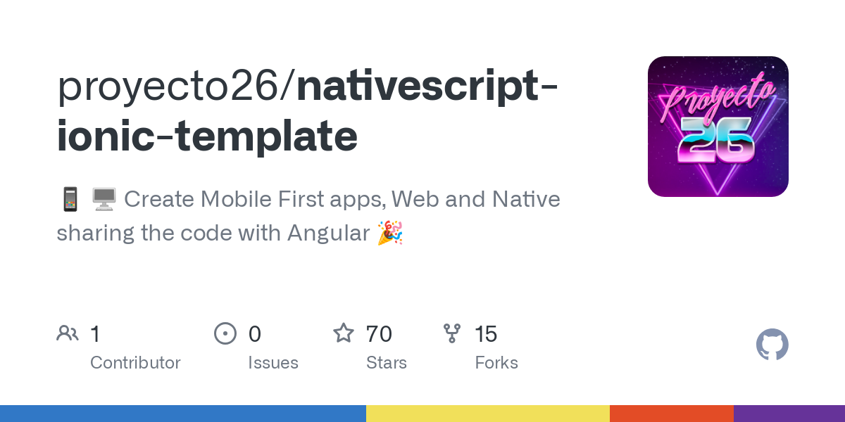 nativescript ionic template