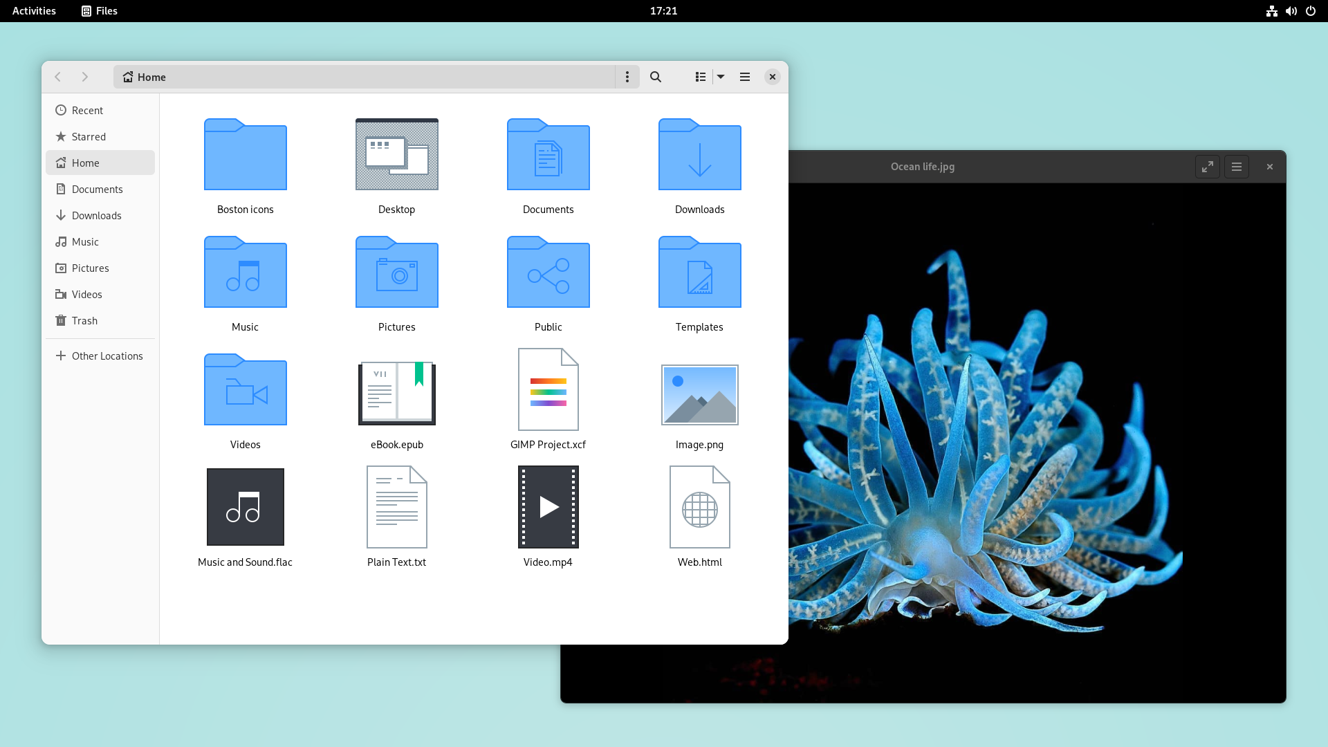 Boston -Symbole auf dem Desktop