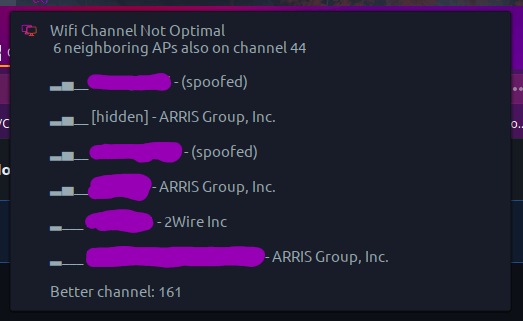 Besserer WiFi -Kanal -Vorschlag