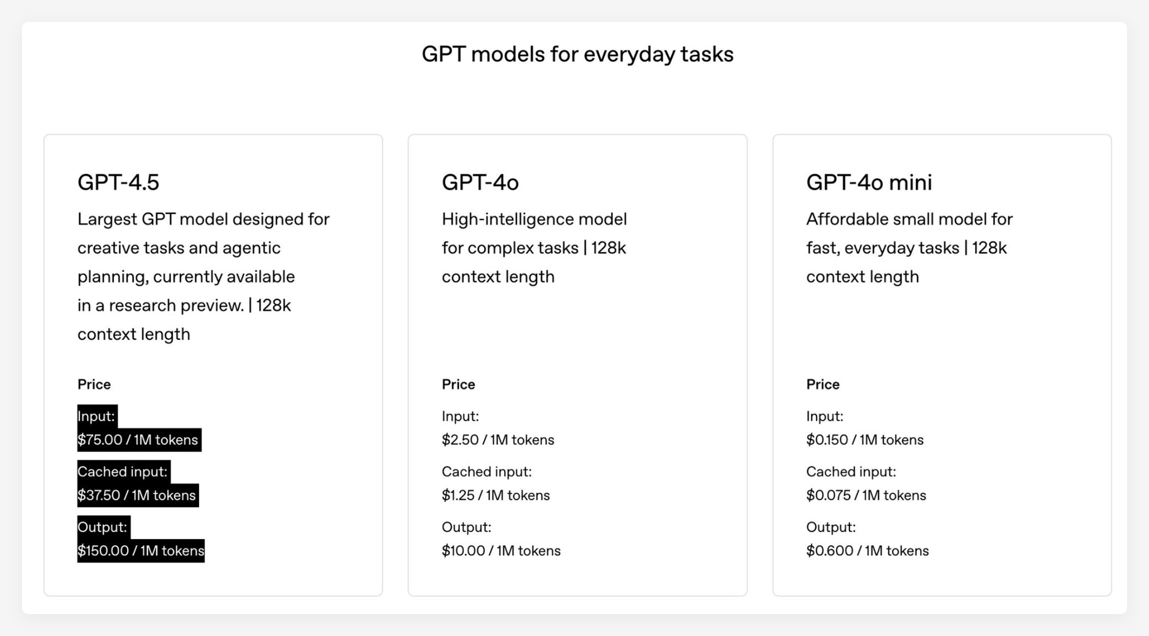 GPT -4.5リリース：価格は30回上昇し、加熱されたディスカッションを引き起こす能力を向上させる-AI記事