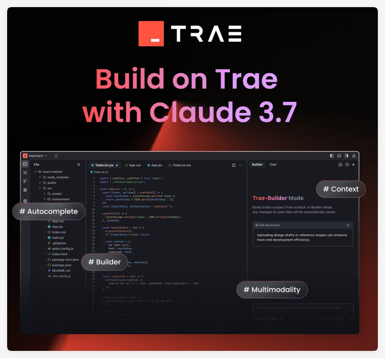 Claude 3.7はTRAEプラットフォームに正式にログを記録し、ユーザーはよりスマートなAI -AI記事をアップグレードして体験できます