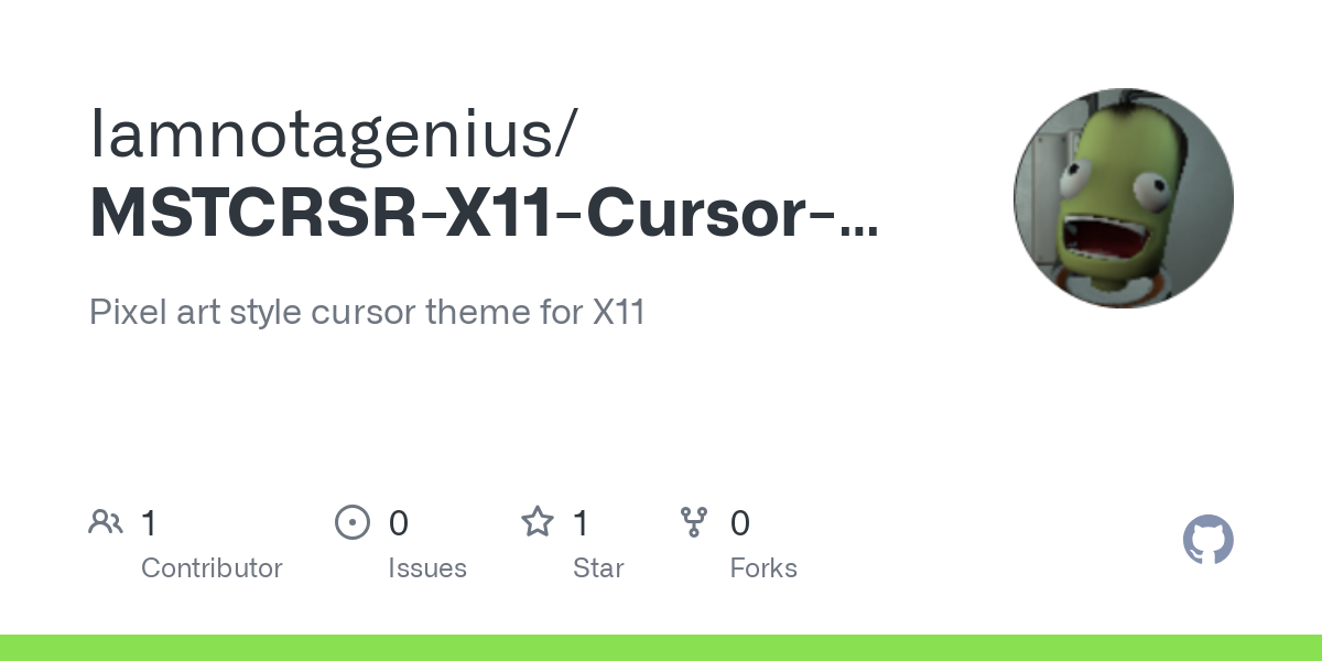 MSTCRSR X11 Cursor theme
