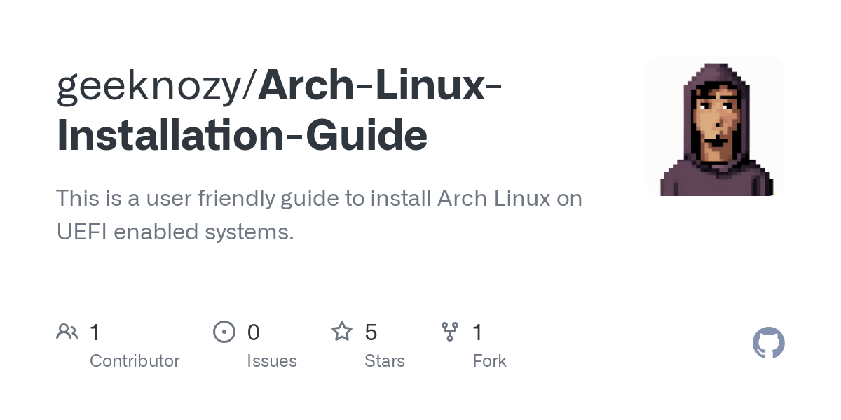 Arch Linux Installation Guide