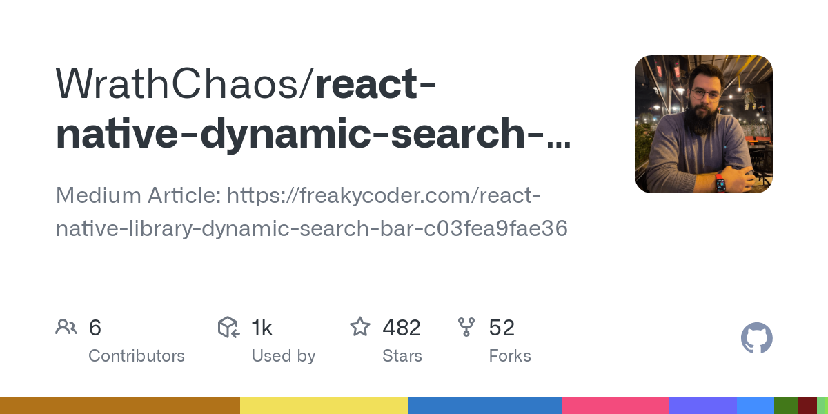 react native dynamic search bar