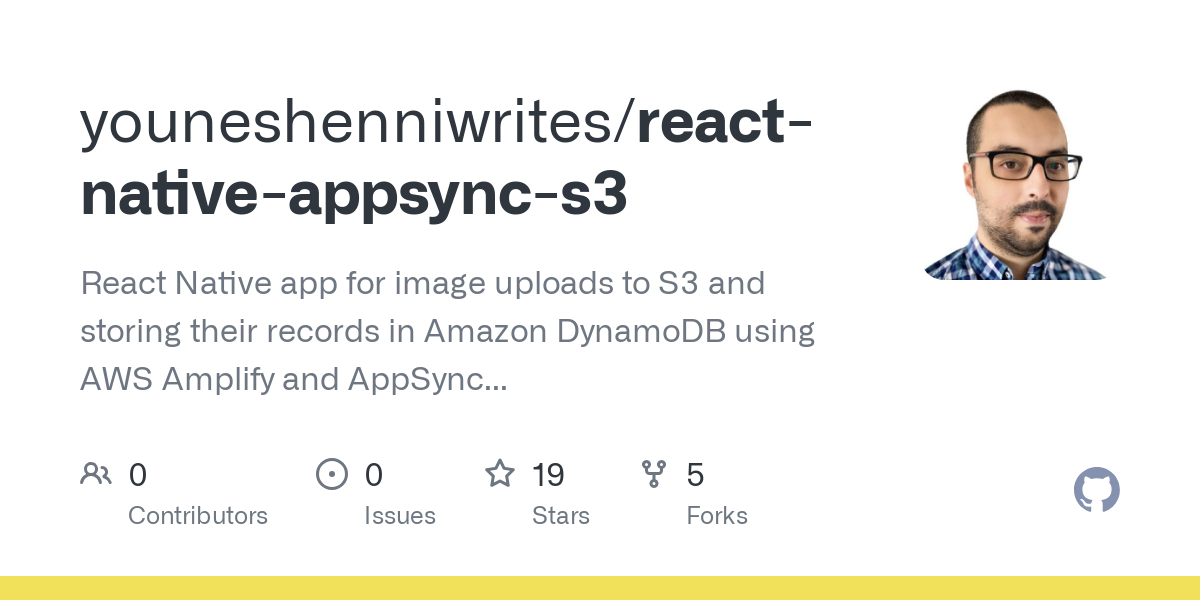 react native appsync s3