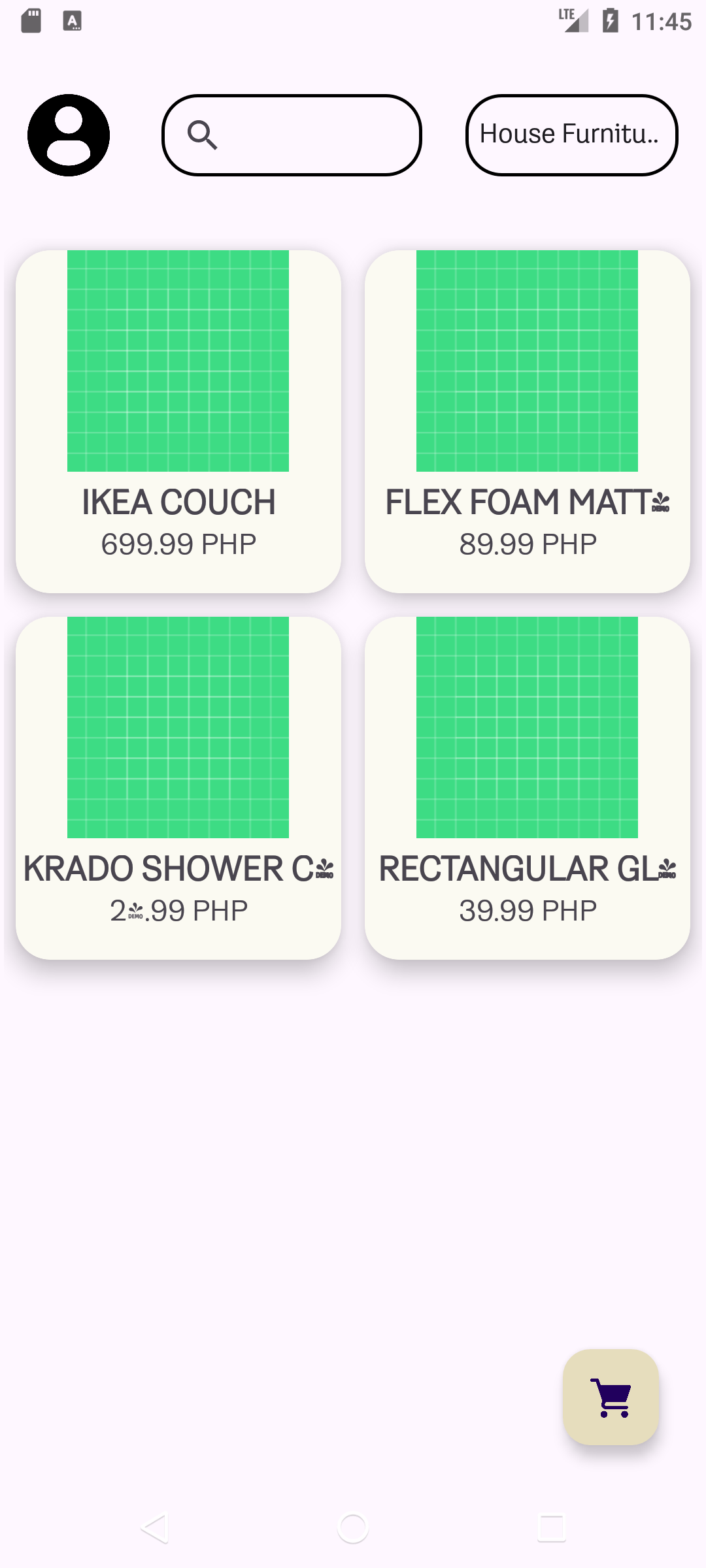 صفحة المنتج مع صورة تصفية الفئة