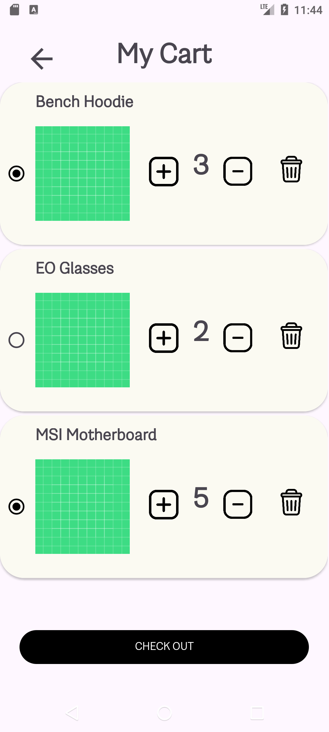 صورة صفحة عربة العنصر