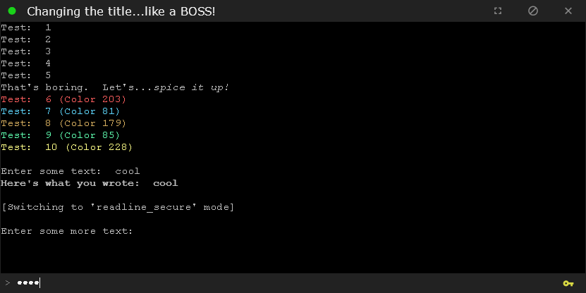 لقطة شاشة من execterminal