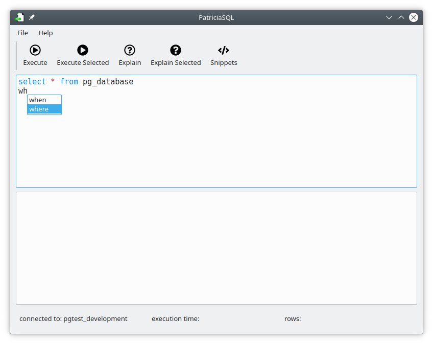 Patriciasql-Auto-Completer