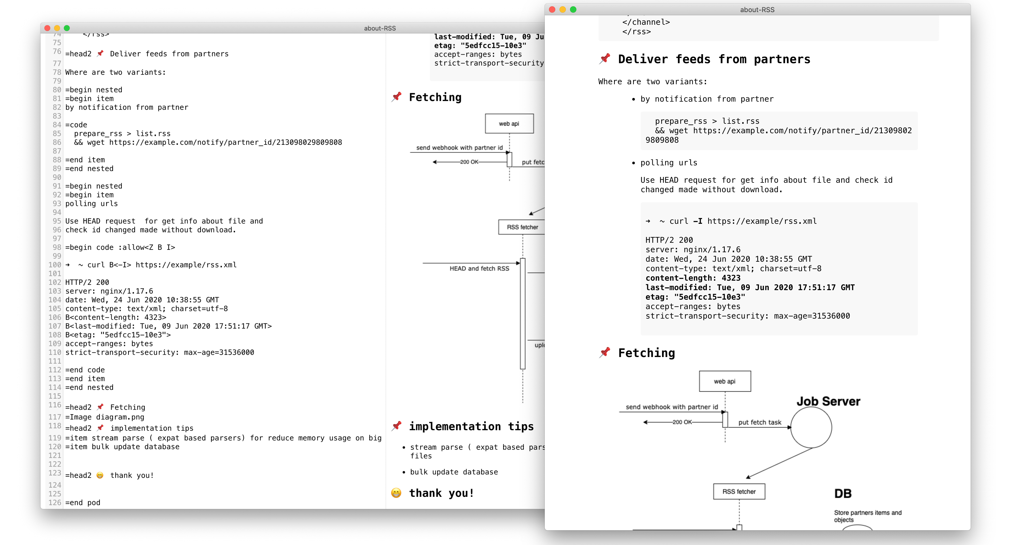 Podlite 편집기 스크린 샷