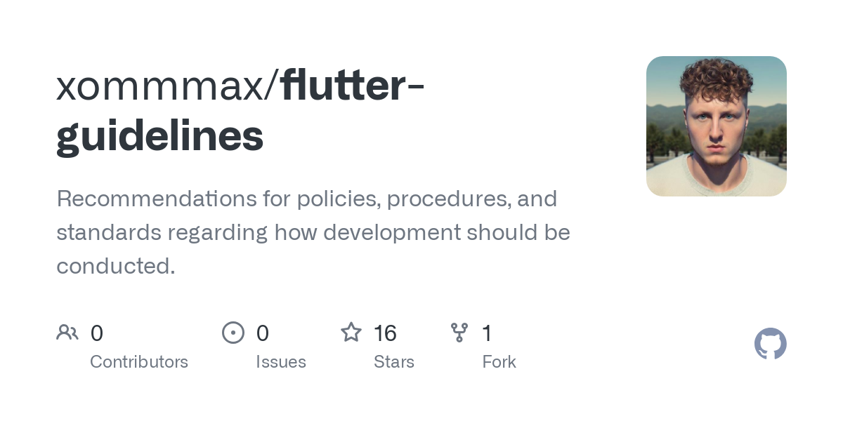 flutter guidelines