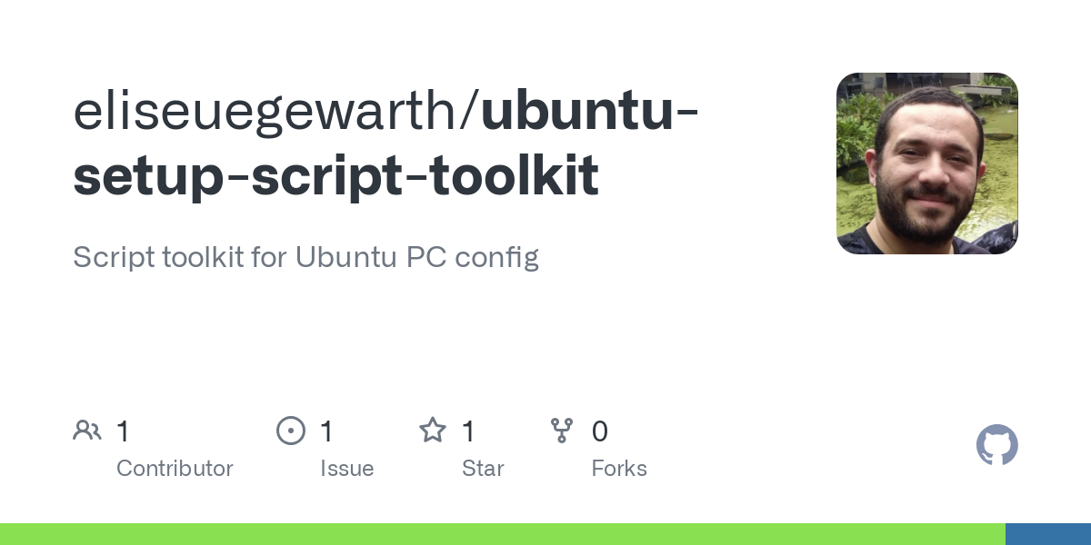 ubuntu setup script toolkit