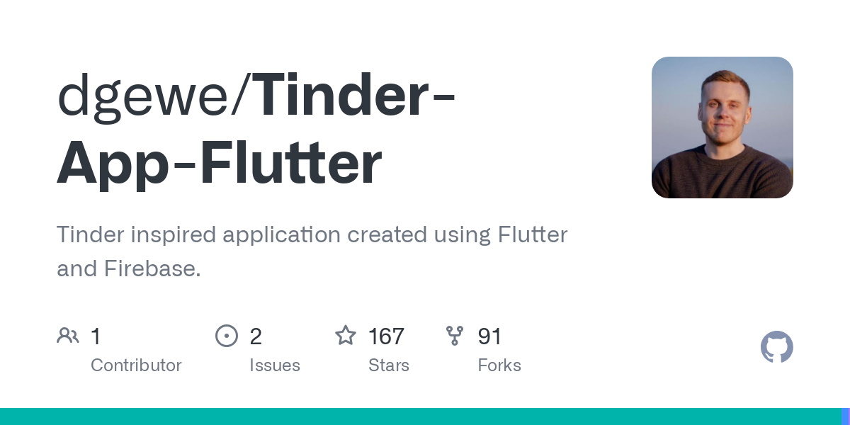 Tinder App Flutter