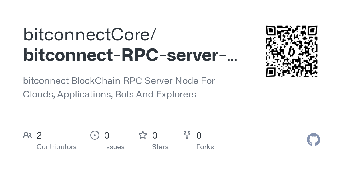 bitconnect RPC server node