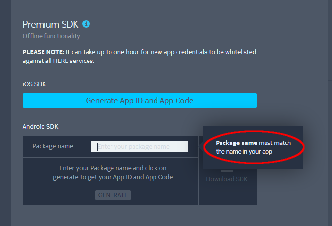패키지 이름을 입력하십시오