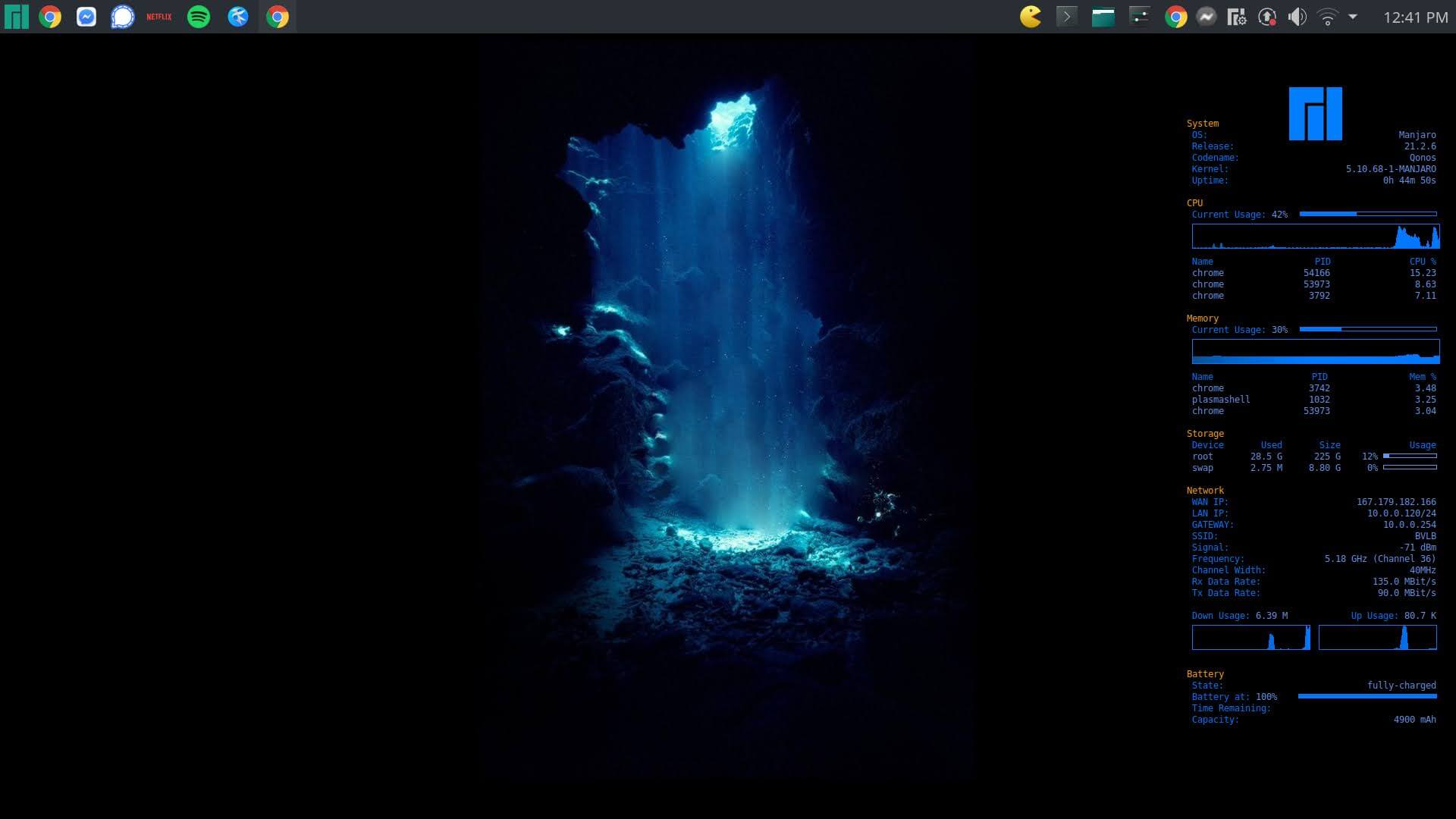 مثال WizardConky 2