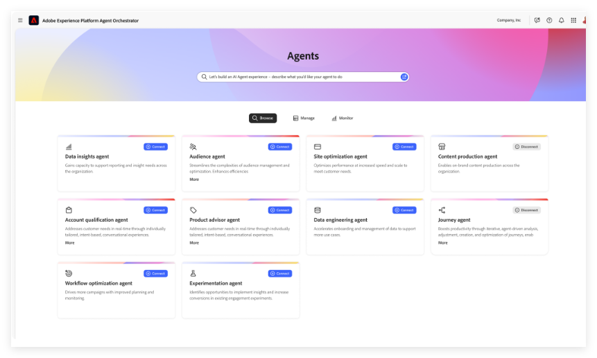 Adobe ทำให้การเคลื่อนไหวครั้งใหญ่! ตัวแทน AI 10 ตัวสามารถเปิดตัวได้ในที่เดียวสร้างเว็บไซต์ส่วนตัวสำหรับลูกค้า - บทความ AI