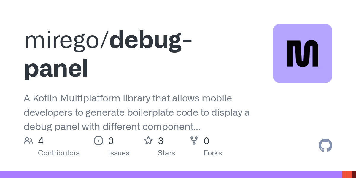 debug panel