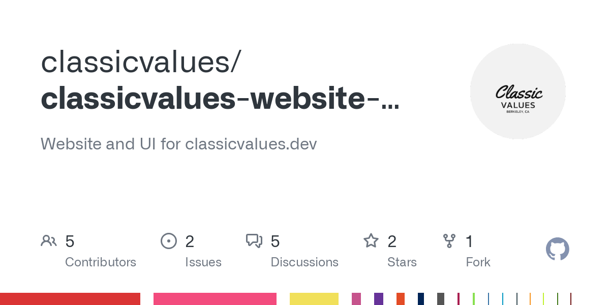 classicvalues website update