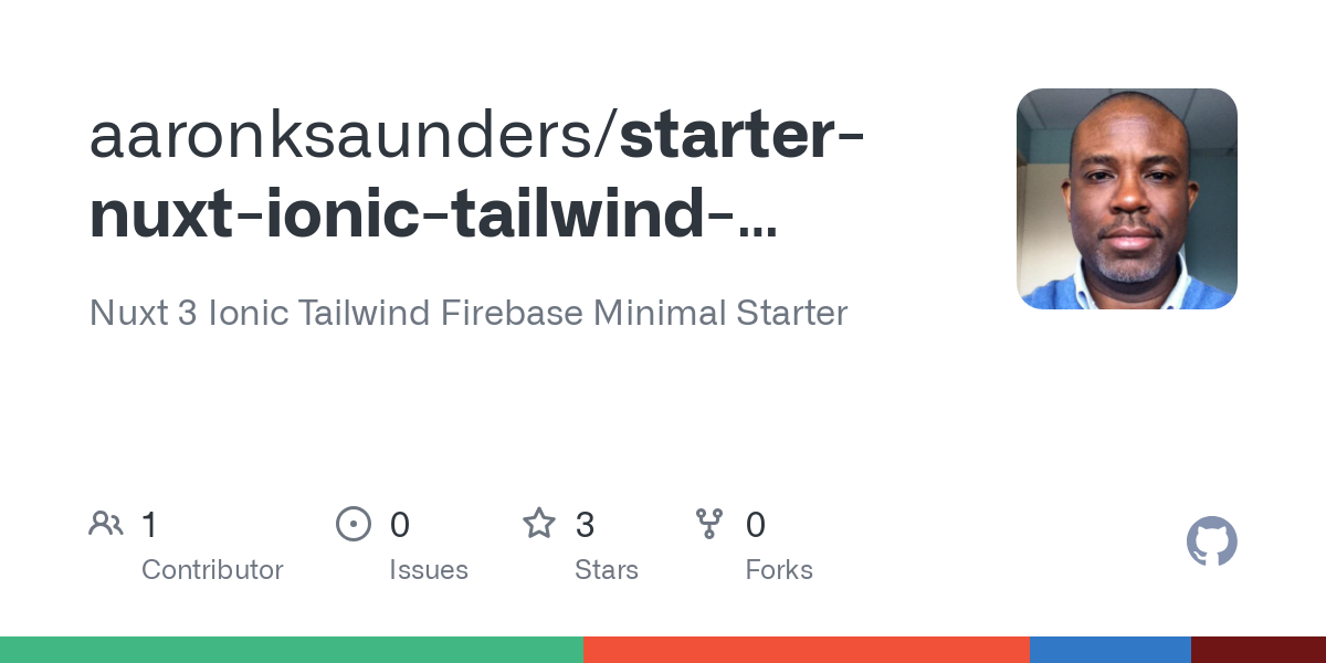 starter nuxt ionic tailwind firebase