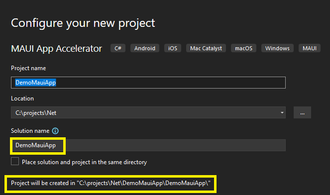 프로젝트를 구성하십시오