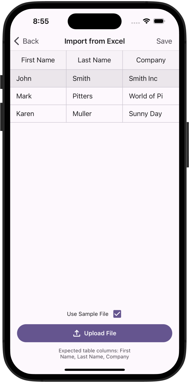 DeVexpress CRM 데모 - 데이터 그라이드로 가져옵니다
