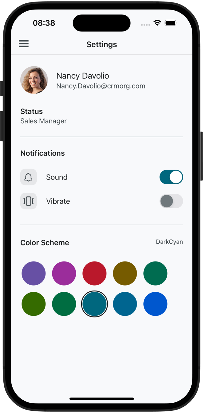 DeVexpress CRM 데모 - 재료 설계 3