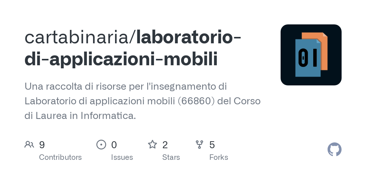 laboratorio di applicazioni mobili