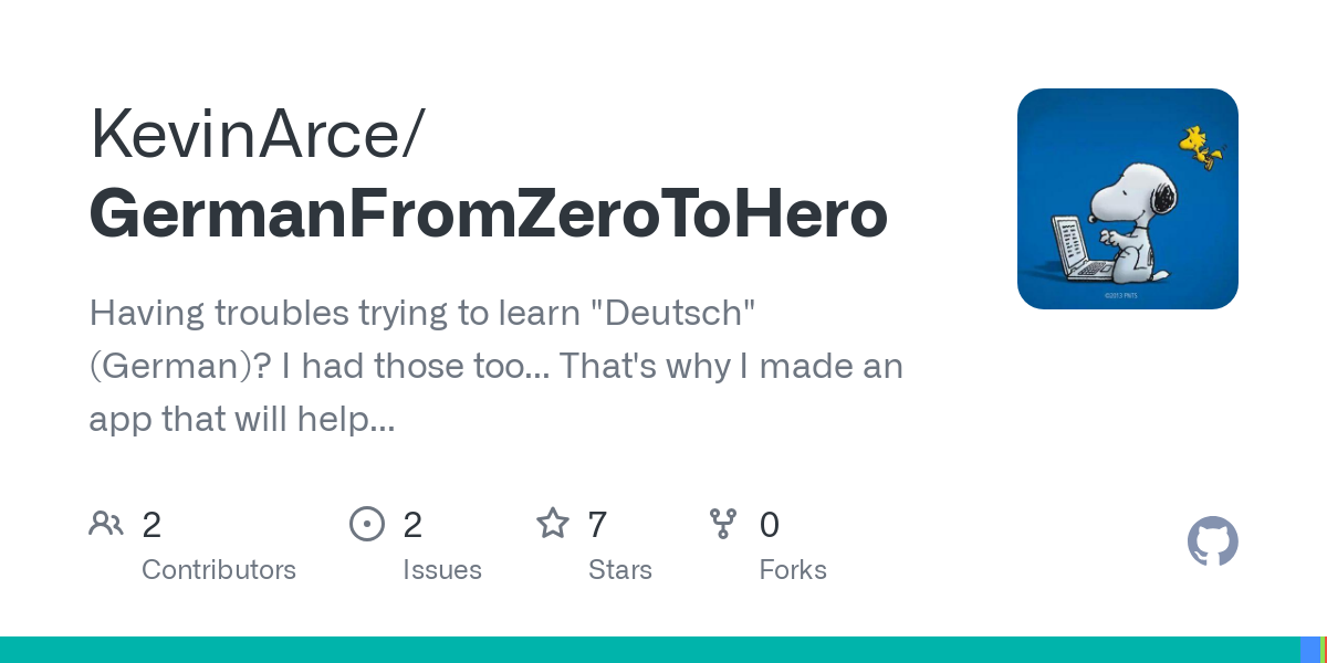 GermanFromZeroToHero