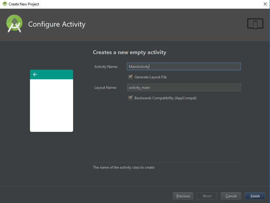새로운 프로젝트 만들기 5