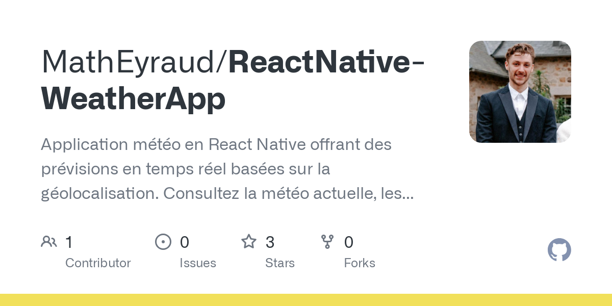 ReactNative WeatherApp