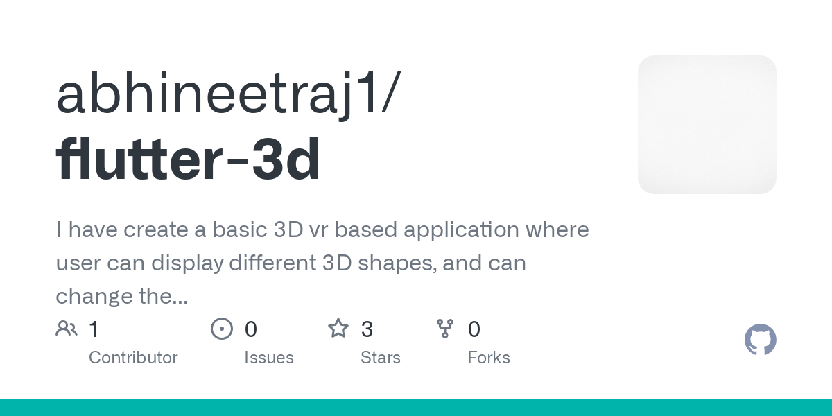 flutter 3d