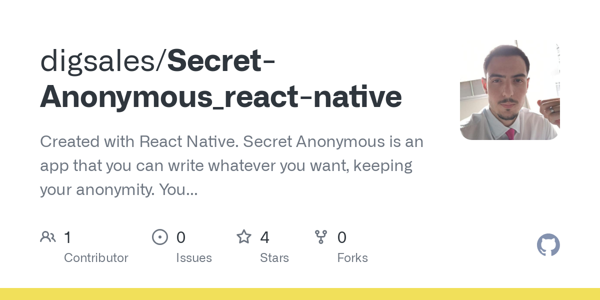 Secret Anonymous_react native